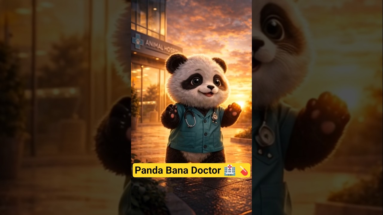 panda Animal pet's ka Doctor 🏥💊