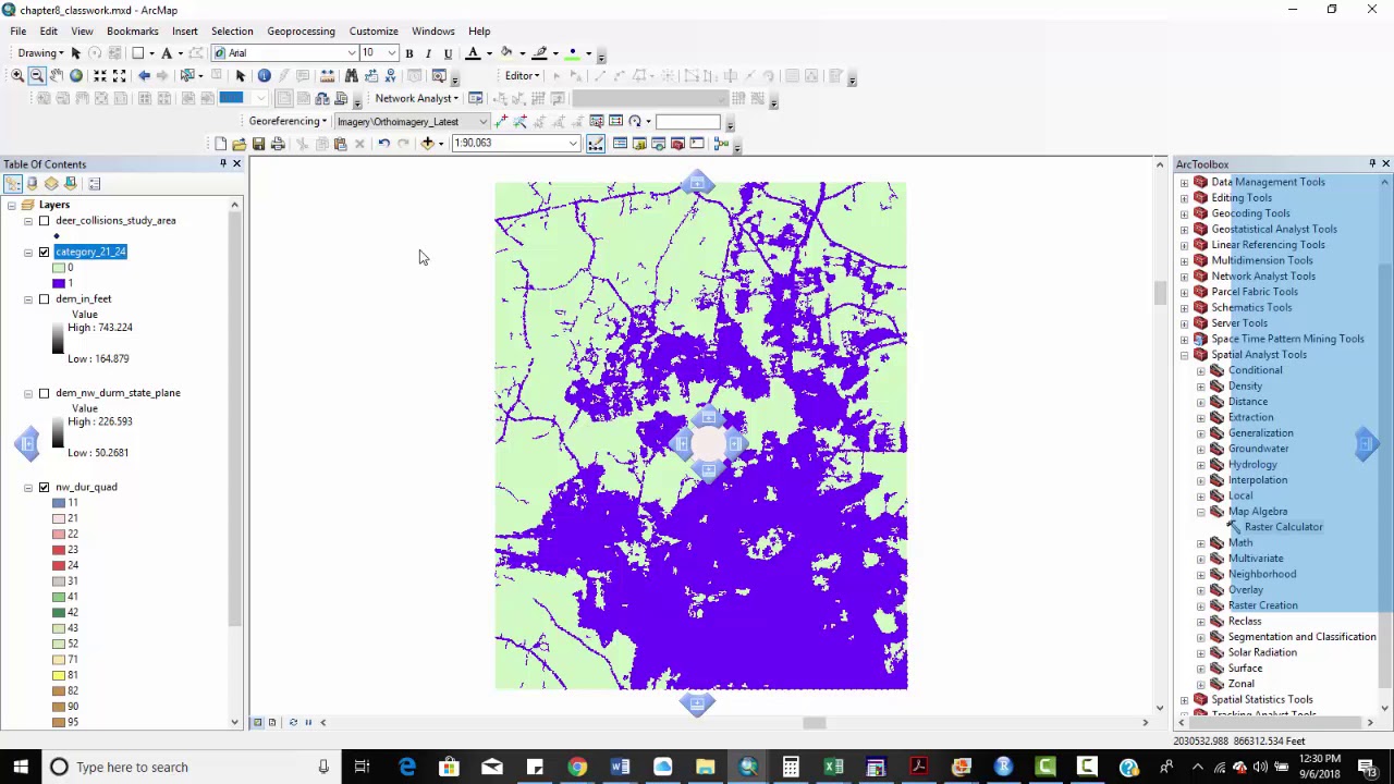 Map Algebra Functionality and Advanced Raster Calculator Calculations