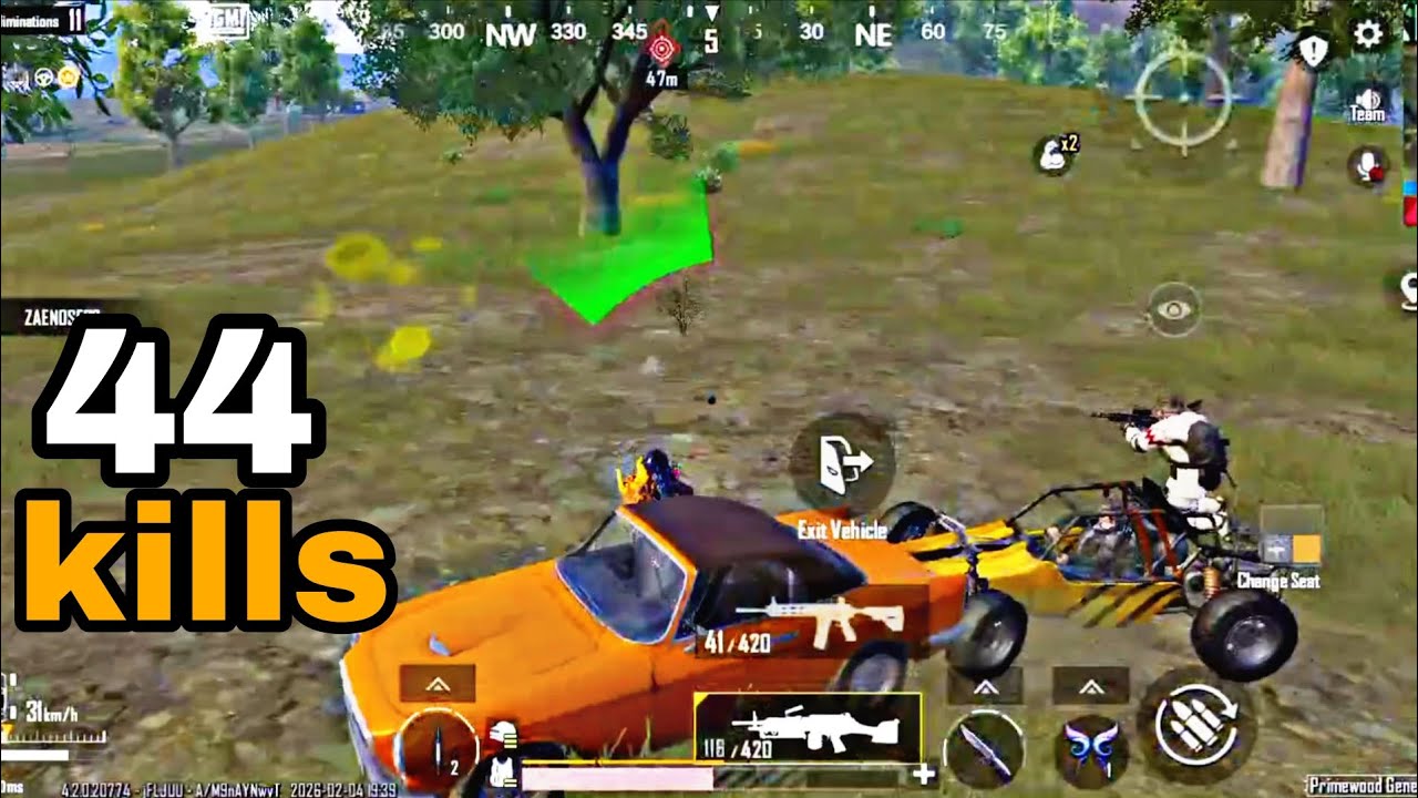 44 kills 😍 I STARTED the GAME with the best LOOT of PLAYER in the Erangle MODE 🔥 BGMI 