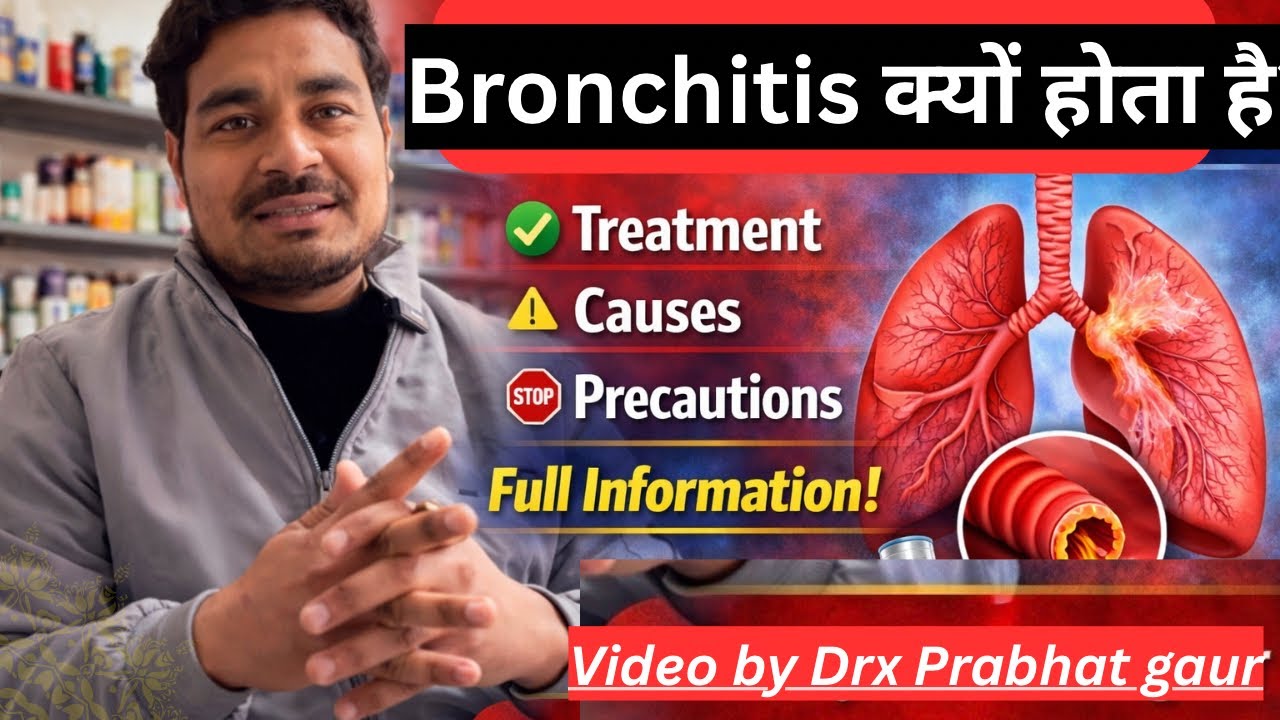 Bronchitis Disease | Causes, Symptoms & Treatment Bronchitis क्यों होता है? | खांसी की गंभीर बीमारी