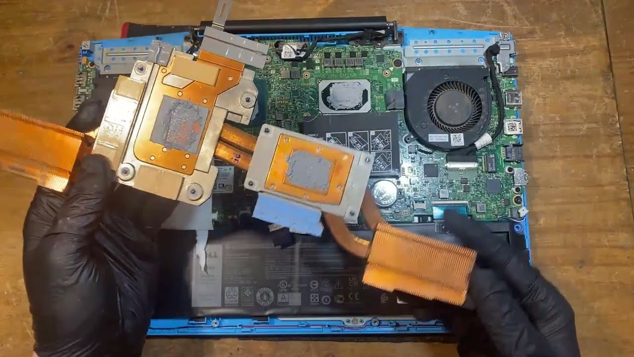 Dell G3 3500 - Desmontagem, Limpeza completa e Troca pasta  #92