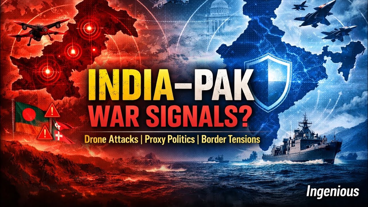 India–Pakistan Tensions Explained | Drone Attacks, Proxy Politics & Regional Power Play