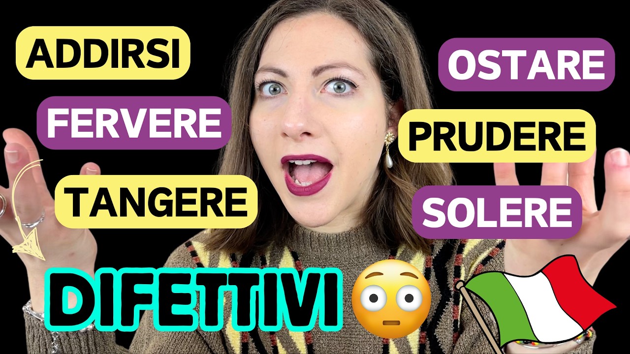 10+ Verbi Italiani... con Difetti! 😱 | Mancano Alcune Persone e Tempi Verbali ❌ | Grammatica 🇮🇹