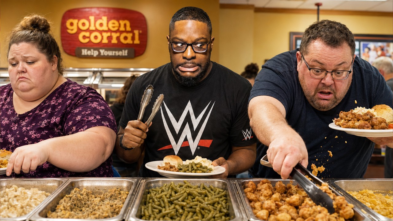 Я съел ВСЁ в Golden Corral!