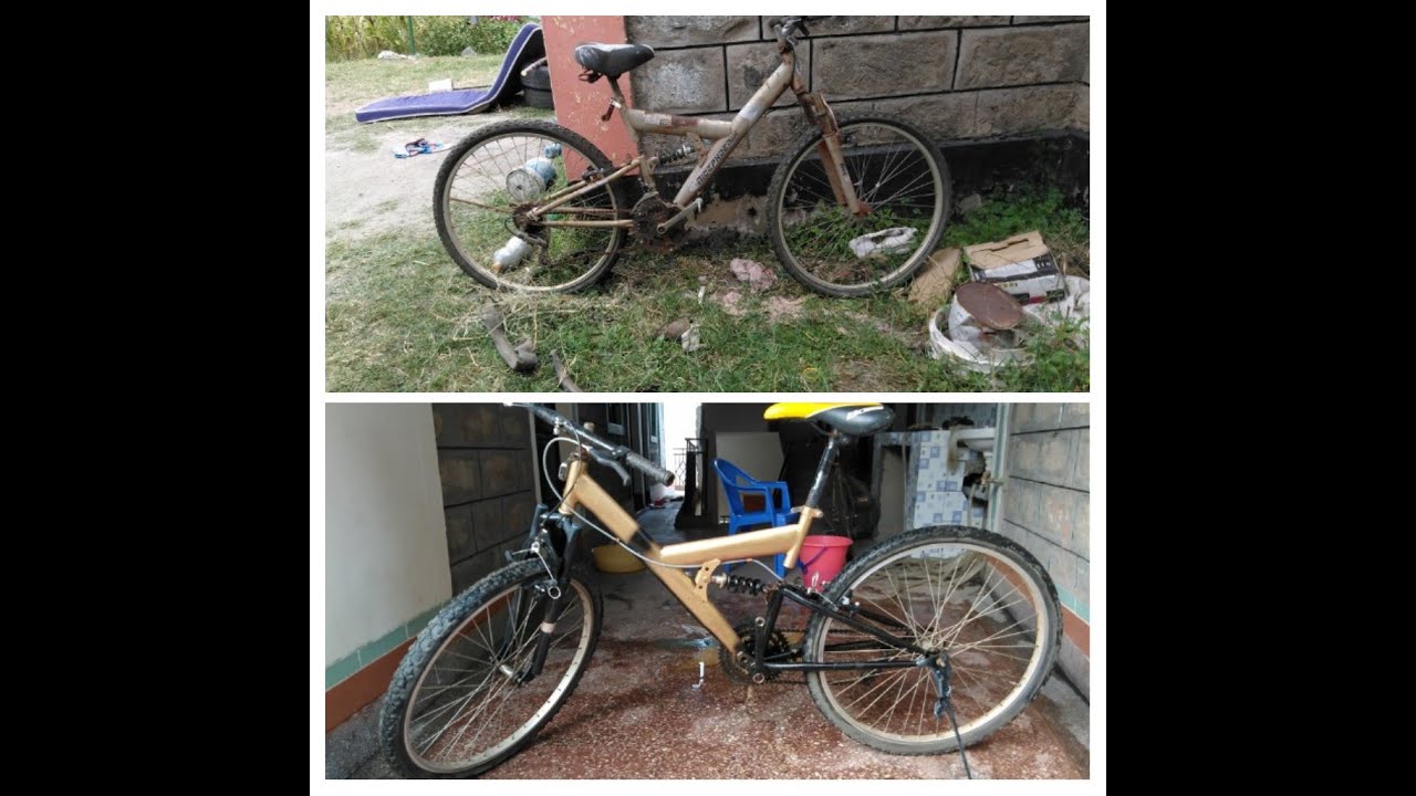 Watch as I Restore this Rusty Mountain Bike Back into shape For Sale