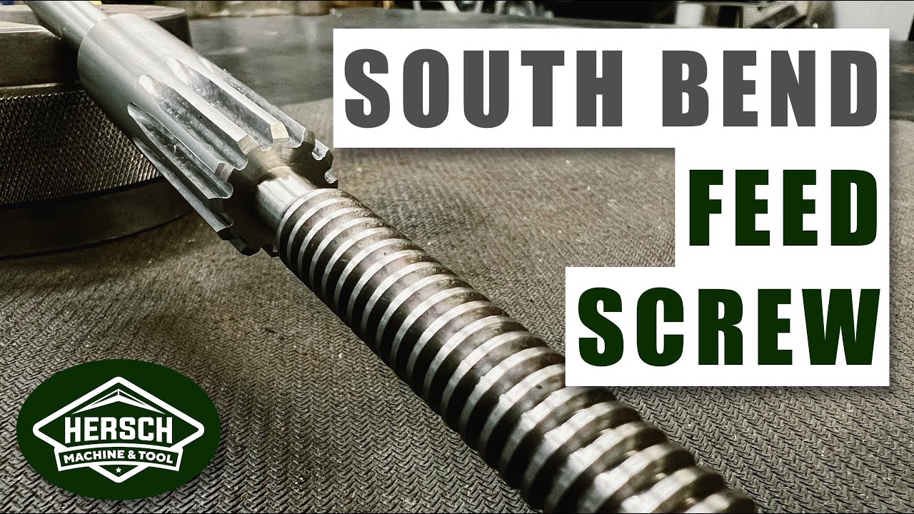 Подающий винт токарного станка South Bend — трапецеидальная резьба и эвольвентные шестерни!