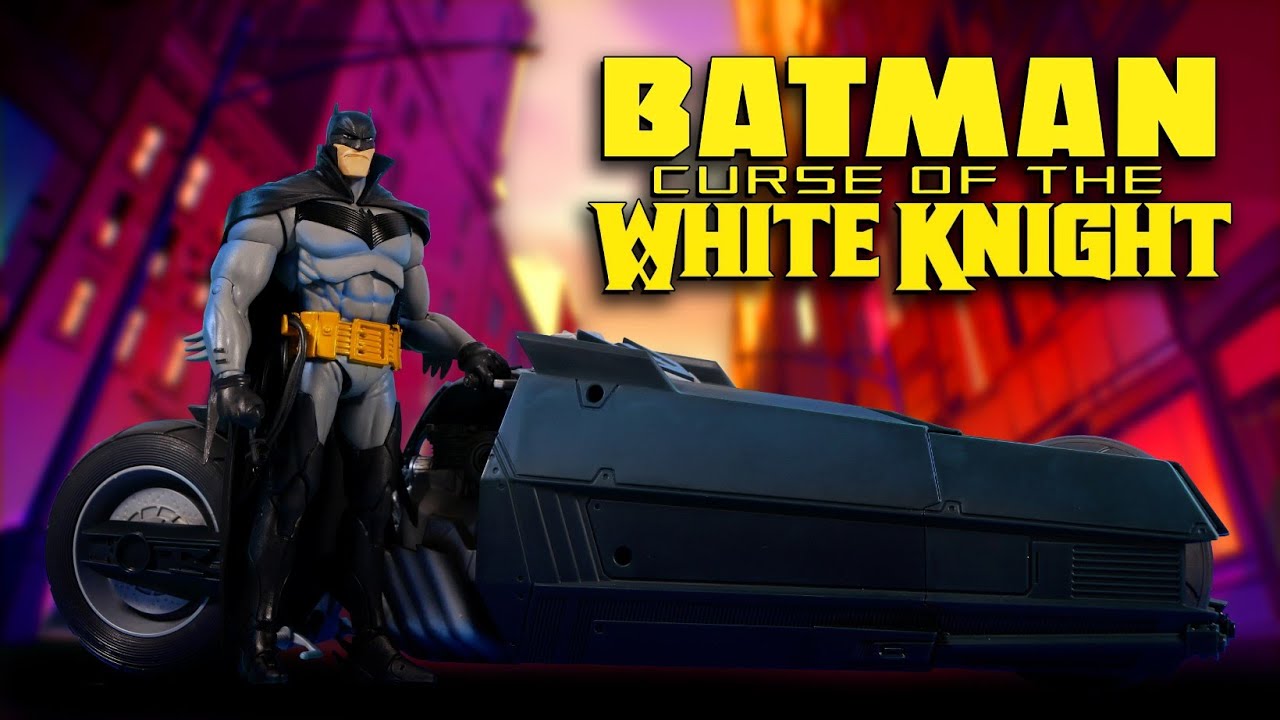 McFarlane Toys DC Multiverse Curse of the White Knight Batcycle