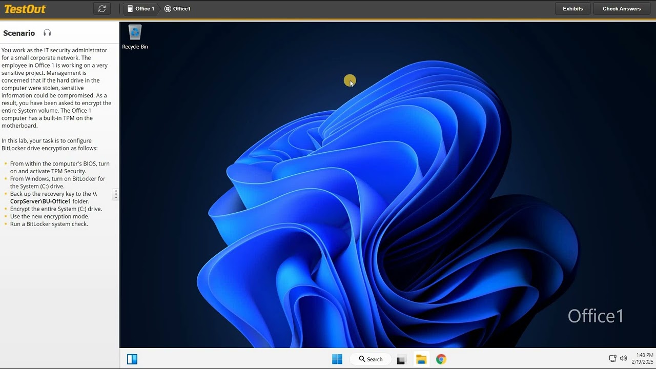 3.4.8 — Настройка BitLocker с TPM