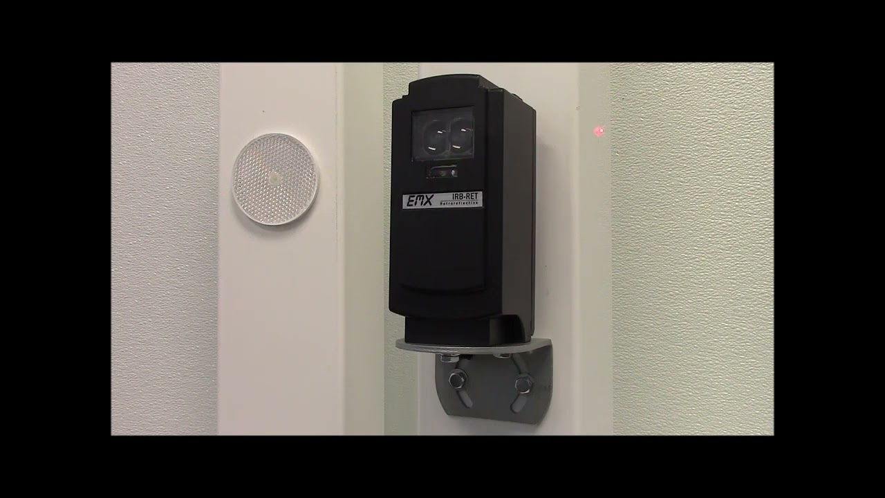 EMX IRB RET Retroreflective Photo Eye - UL325 2016 with 5 Monitoring Methods