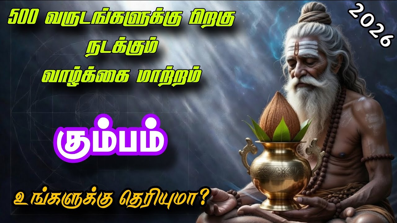 கும்பம் | 500 வருடங்களுக்கு பிறகு கும்ப ராசி | வாழ்க்கையே மாறும் தருணம் | Iraivaa Talks #astrology 
