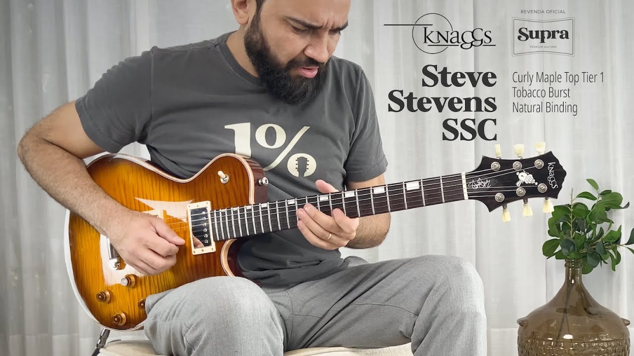 Supra Premium Guitars - Knaggs Steve Stevens SSC T1 Tobacco Burst