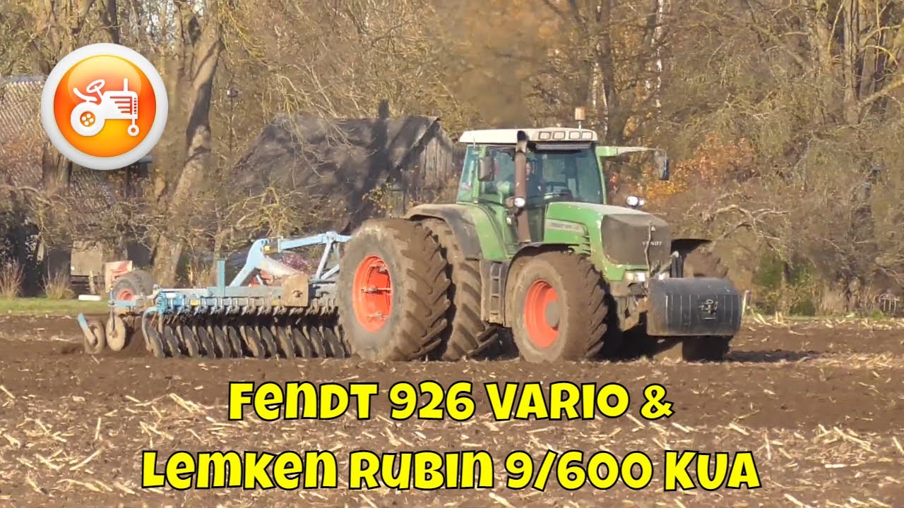 Tillage 2021 | Fendt 926 Vario & Lemken Rubin 9/600 KUA