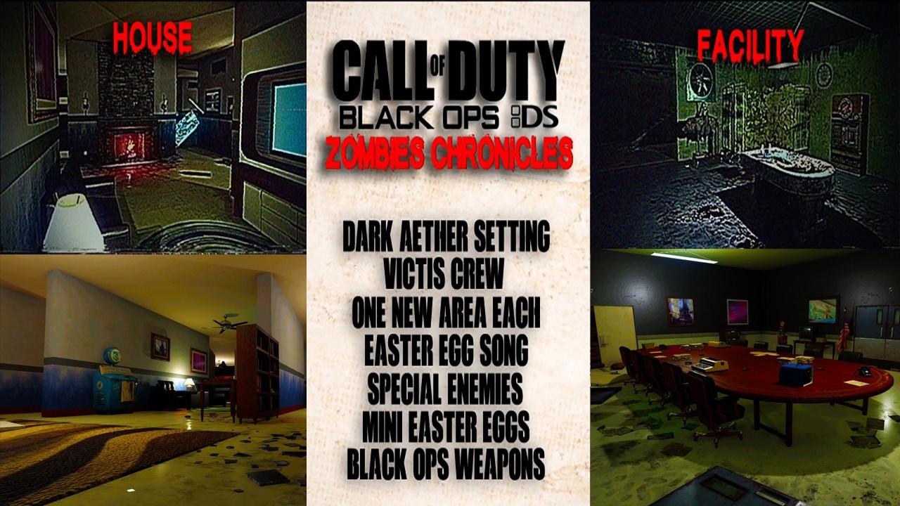 HOUSE & FACILITY ZOMBIES (Call of Duty Black Ops DS Zombies Chronicles)