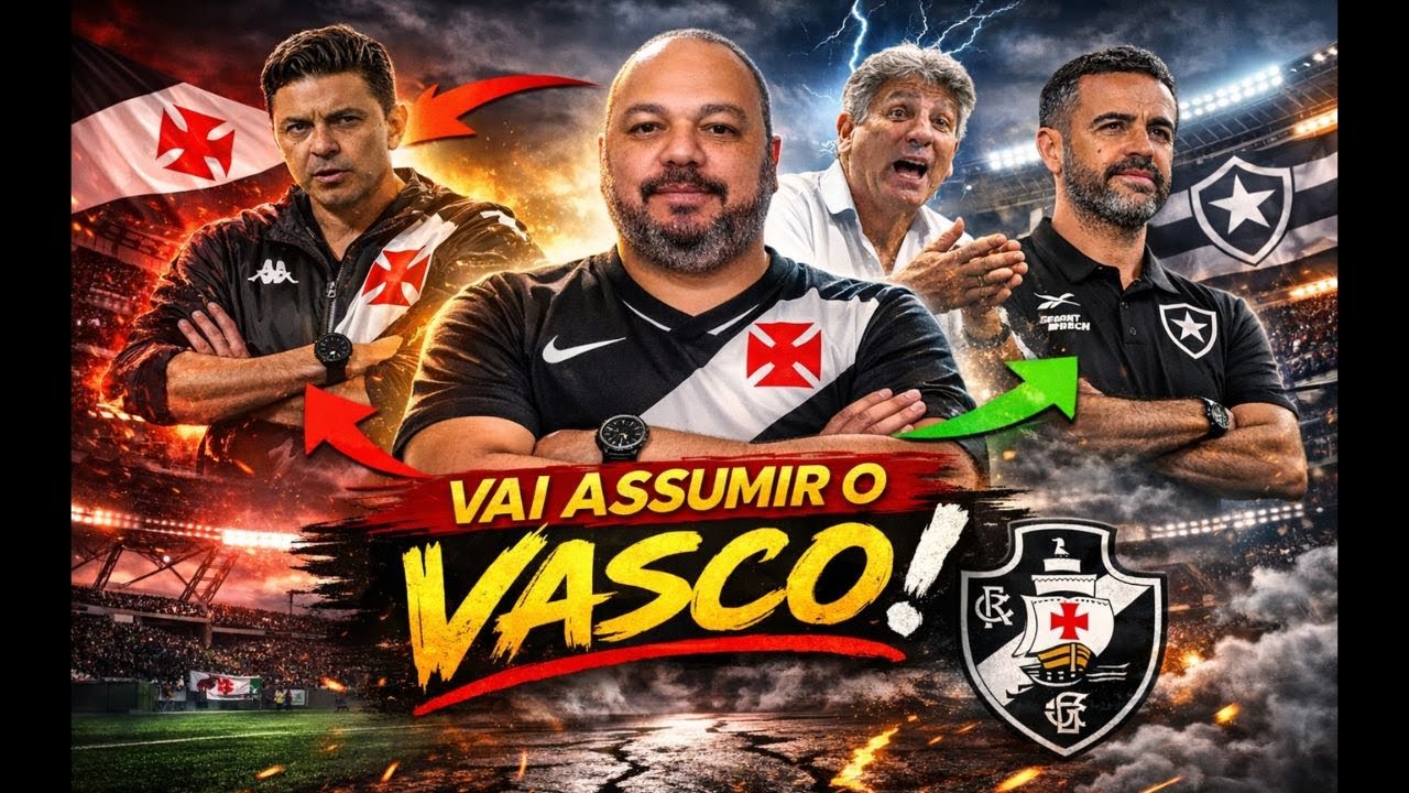 🚨 AO VIVO - AGORA É PRA VALER! VAI ASSUMIR O VASCO NAS PRÓXIMAS HORAS!