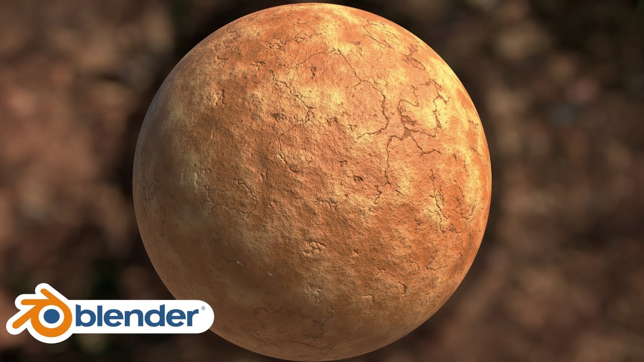Процедурная сухая потрескавшаяся земля (урок по Blender)