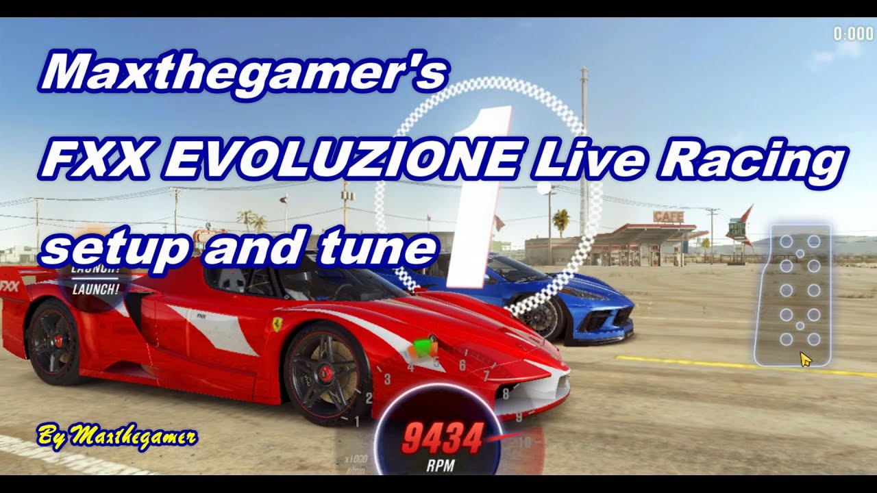 CSR 2 | CSR Racing 2, Maxthegamer's FXX Evoluzione Low PP High Evo Tune