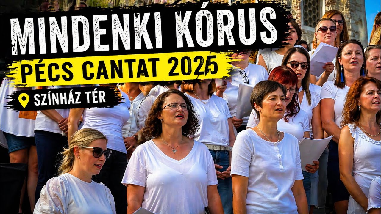 🎶 Pécsi Cantat – „Mindenki” Kórus Előadás | 2024.05.18. | Megható közösségi élmény