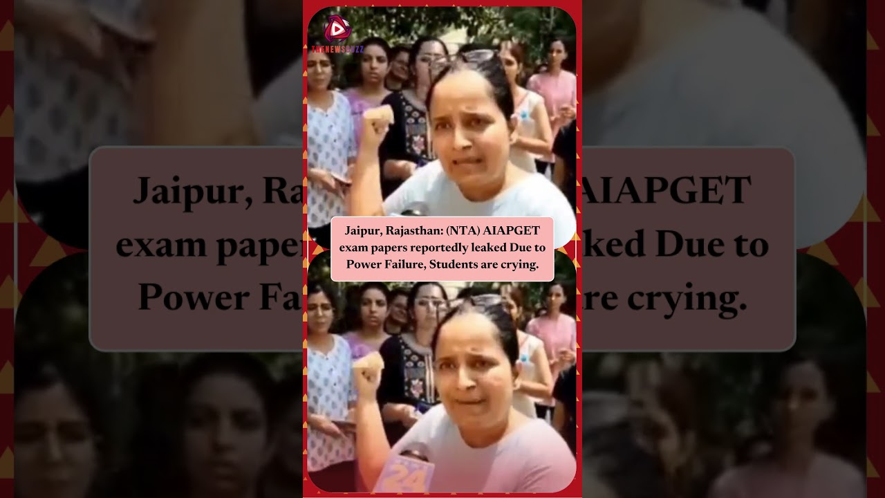 Jaipur Students Allege AIAPGET Paper Leak After Power Failure, Demand NTA Investigation 📢