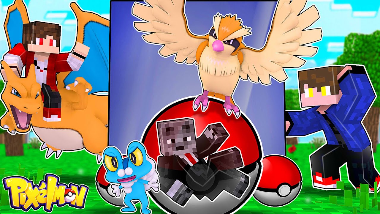 Meus Amigos se ESCONDERAM com Pokémon Lendários no Esconde-Esconde Pixelmon no Minecraft!