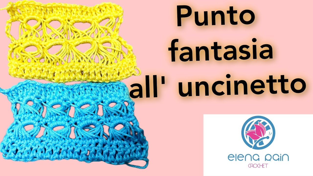 Tutorial uncinetto // Punto fantasia 1 // Super fast crochet // easy crocheting