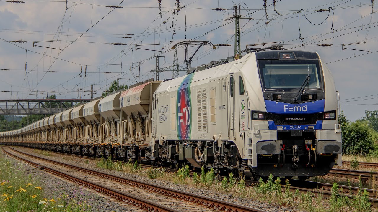 Züge am Berliner Außenring (2/2) mit Eurodual, Ludmilla, E40, V 100 Ost, Br 143, Flixtrain, u.v.m.