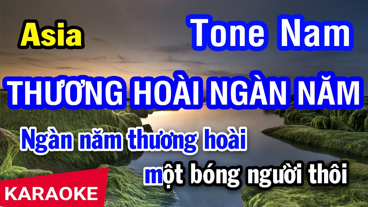 Karaoke Thương Hoài Ngàn Năm Tone Nam | Nhan KTV 