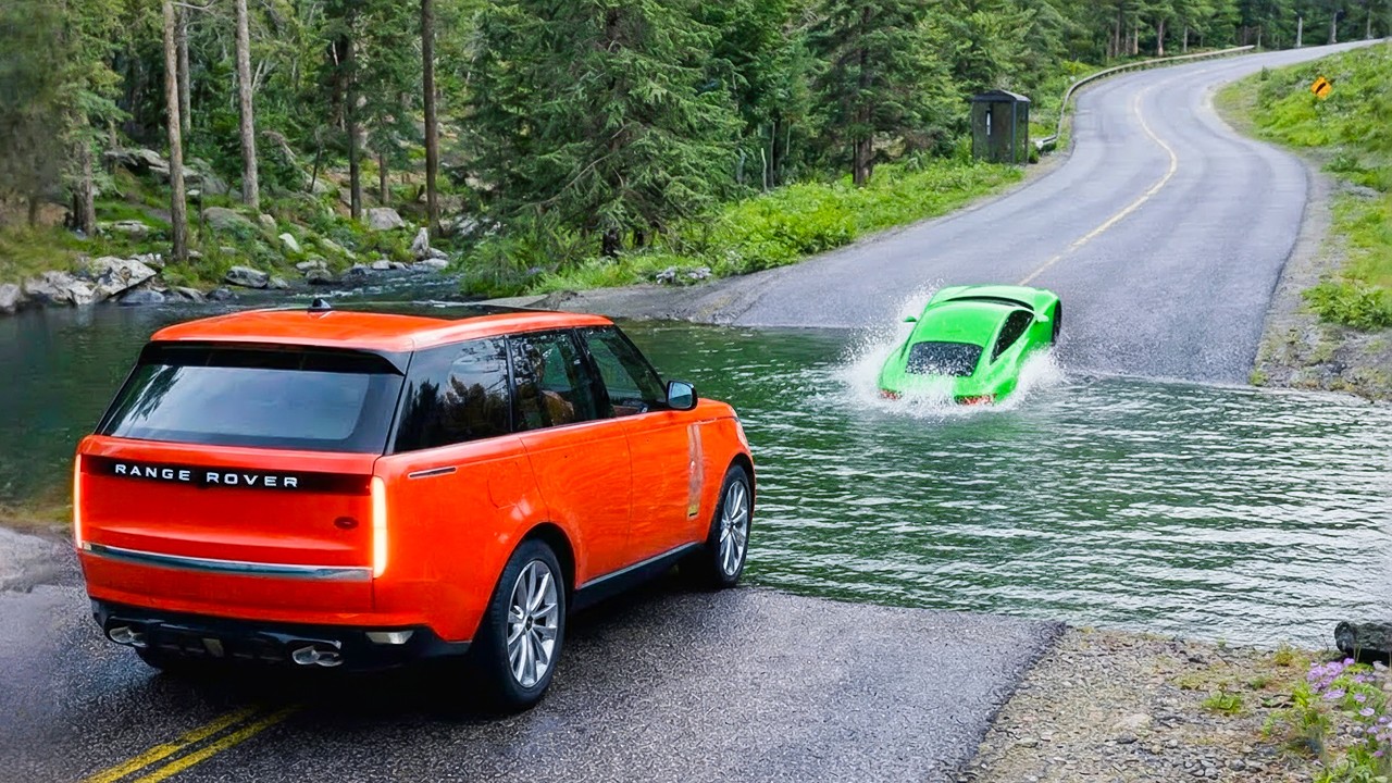 Cars vs Deep Water Challenge in BeamNG Drive!