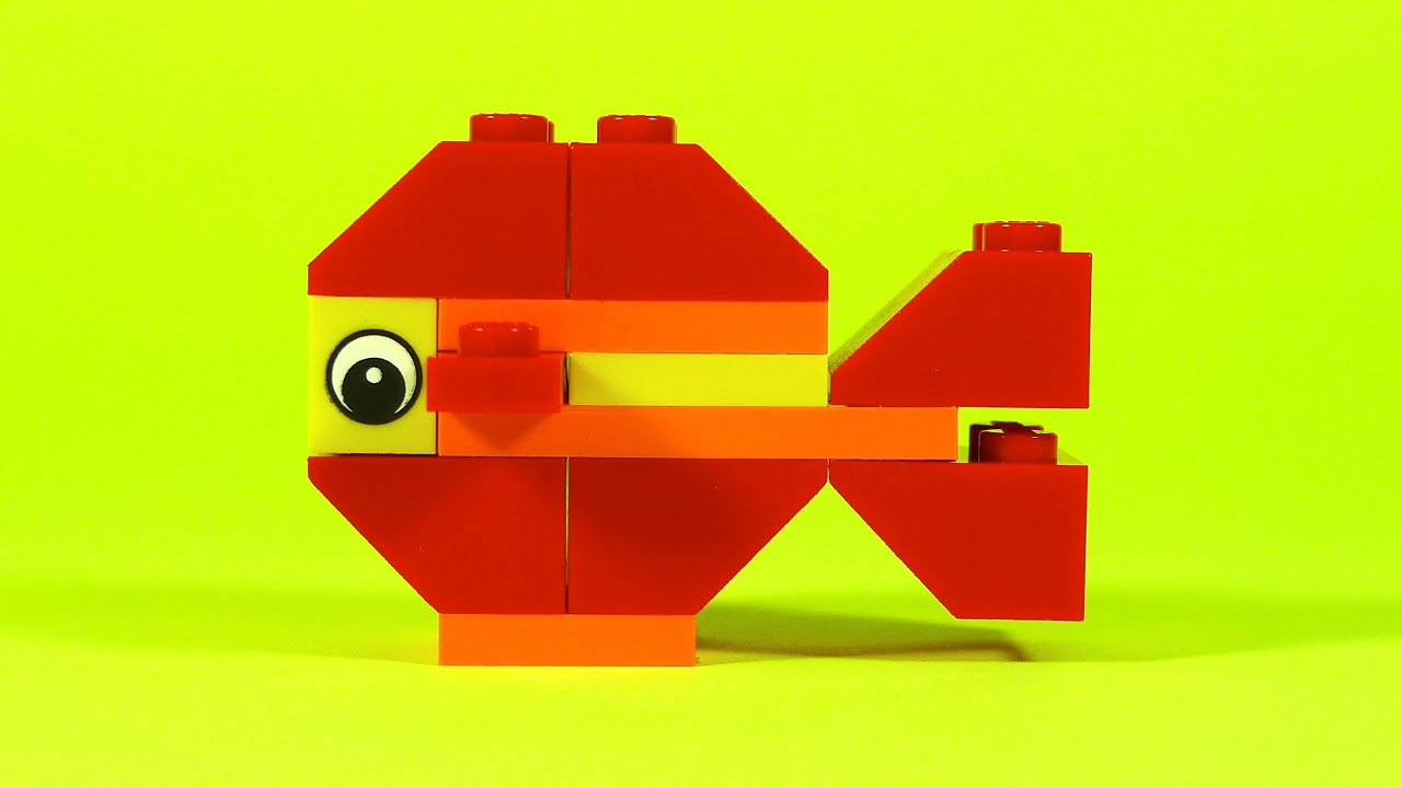 How To Build Lego FISH - 4630 LEGO&reg; Build & Play Box Building Instructions