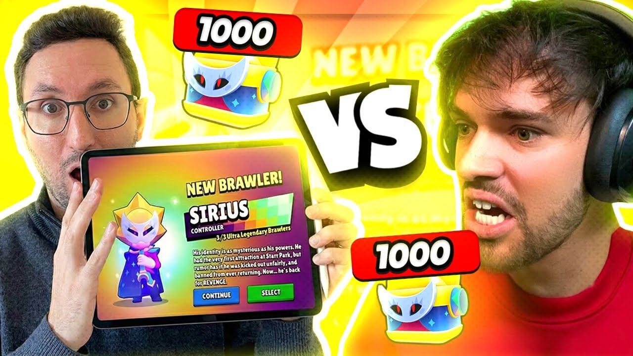 1000 SIRIUS BOX OPENING BATTLE - Brawl Stars ita