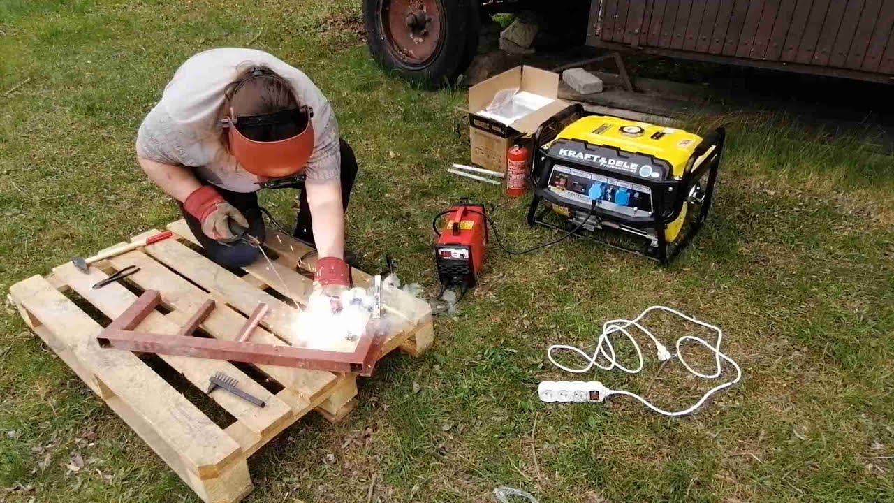 Elektrocentrála KD149 a svařovací invertor 20 - 160A