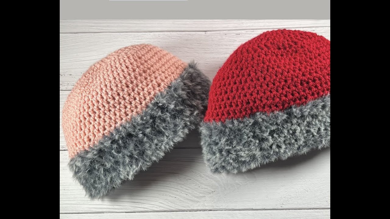 Winter Berry Fur Hat  (Adult  Size)