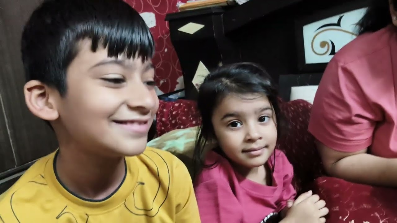 Aaj ka funny game bachho k sath with chalange #day 18#daily vlog #family vlogs 