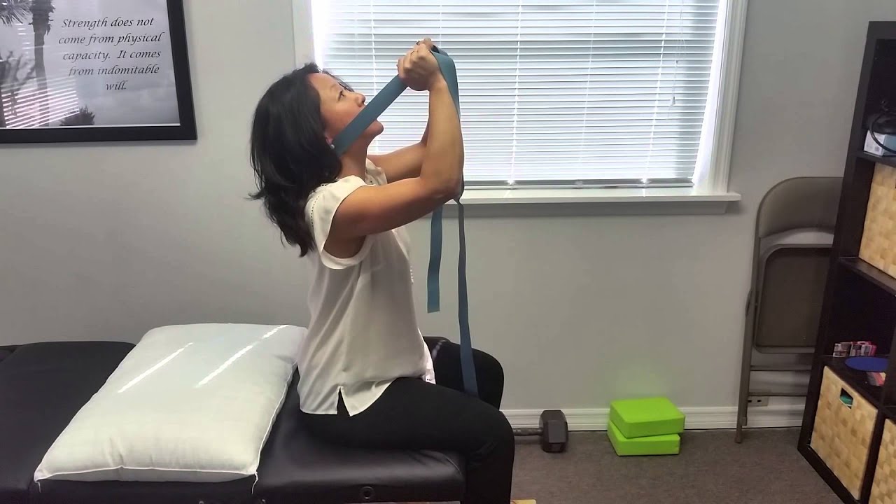 Self neck extension mobilization |  Pursuit Physical Therapy