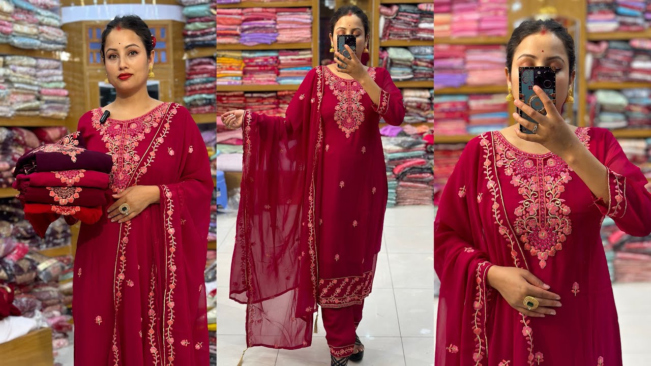 Soft Georgette Kurtha Set Rs.1999/-