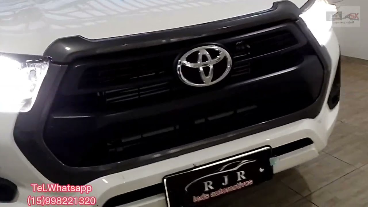 Toyota Hilux Farol Baixo/Interno Led Premium 9000 Lúmens 💥💥