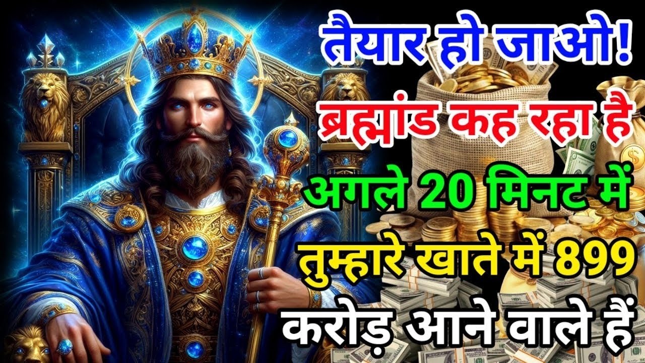 ✅तैयार हो जाओ ! ब्रह्मांड कह रहा है- अगले 20🌌 मिनट में तुम्हारे खाते में 899 करोड़ आने वाले हैं"