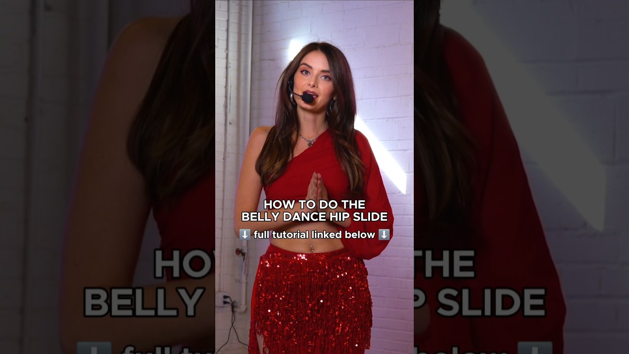 learn the #bellydance hip slide + link to full tutorial ❣️ #howto #bellydancetutorial