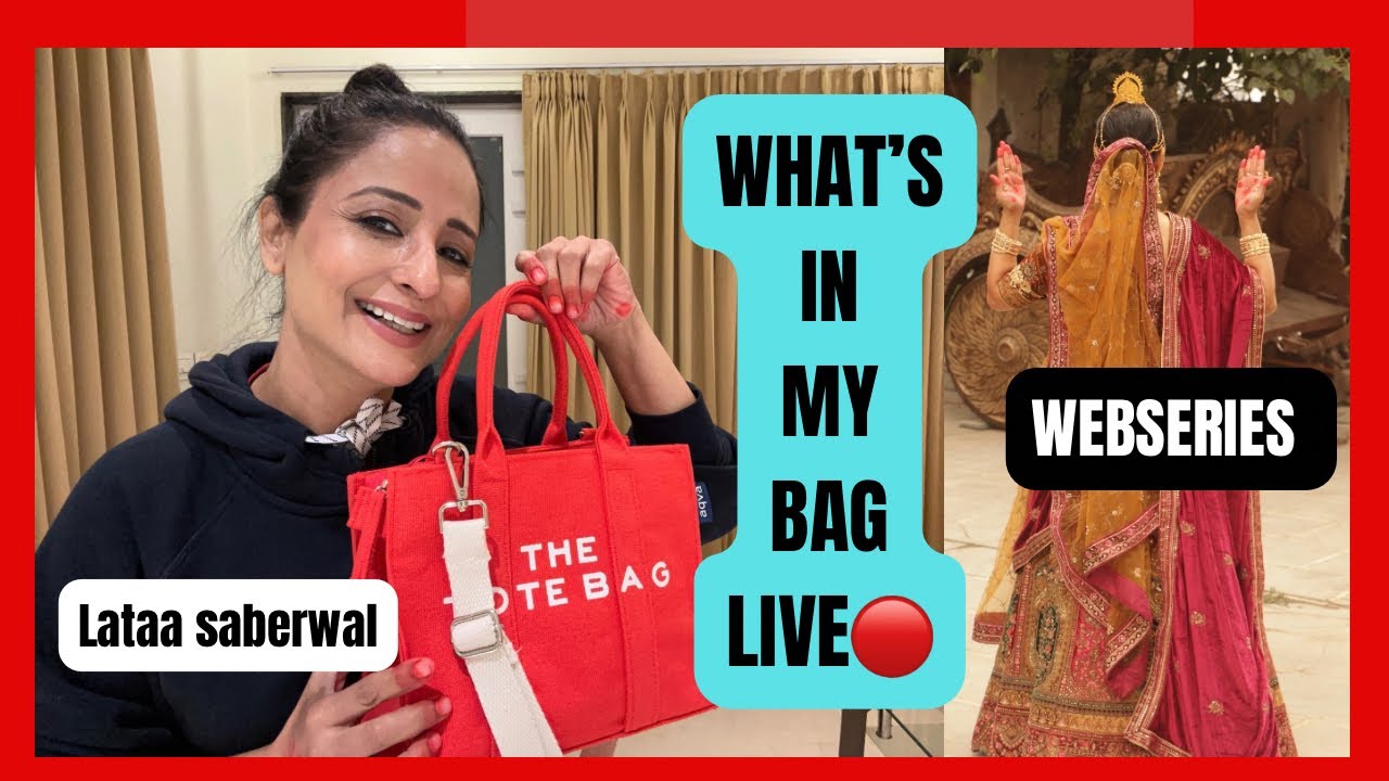 ✨What’s in my bag ? LIVE 🔴 @LataaSaberwal  #wellness #confidence 