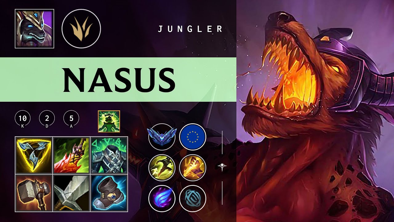 Nasus Jungle vs Lee Sin - EUW Diamond Patch 26.01