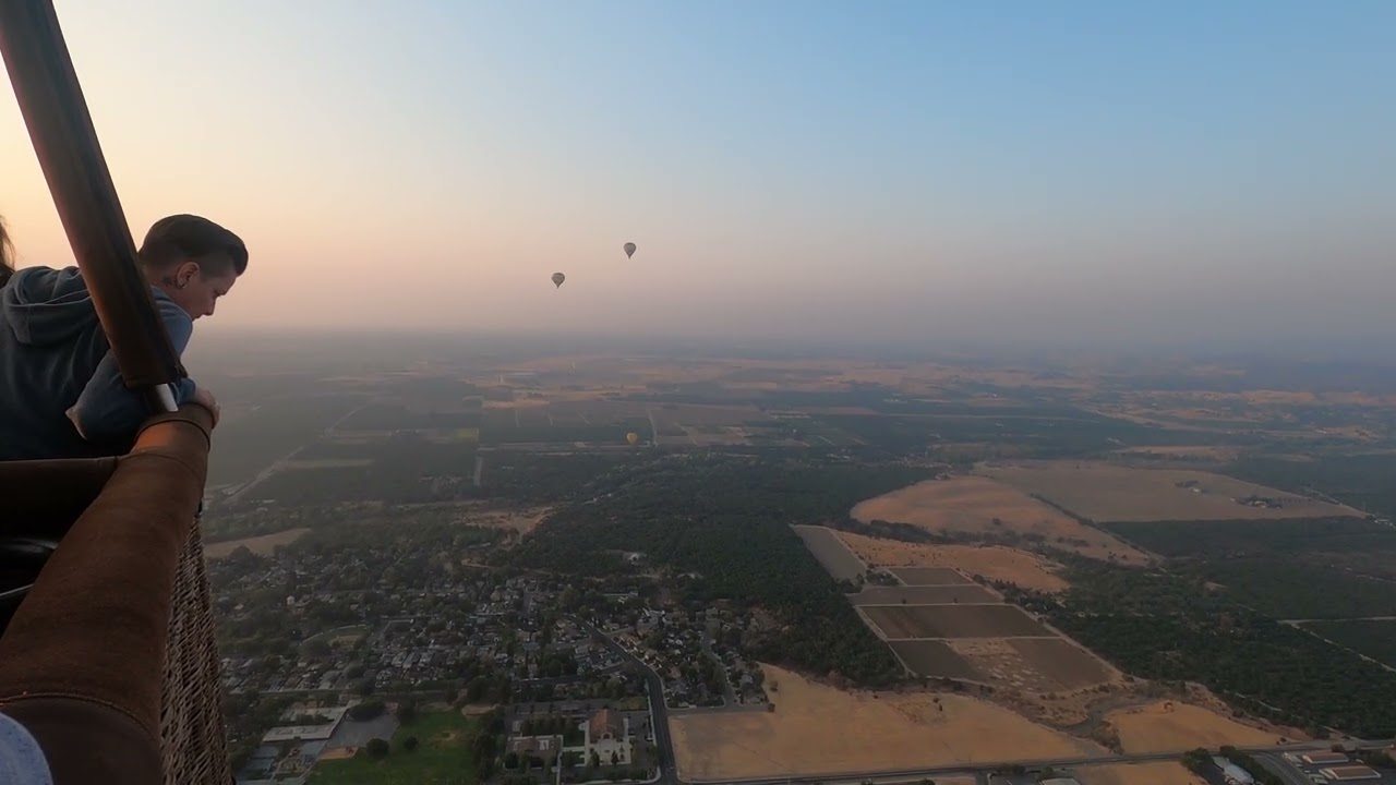 Napa from Hot Air Balloon
