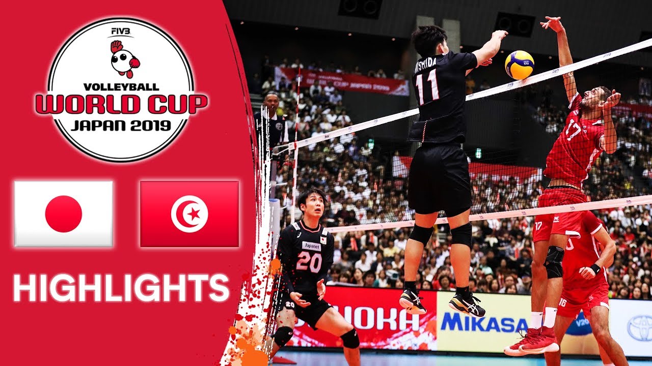 JAPAN vs. TUNISIA - Highlights | Men's Volleyball World Cup 2019
