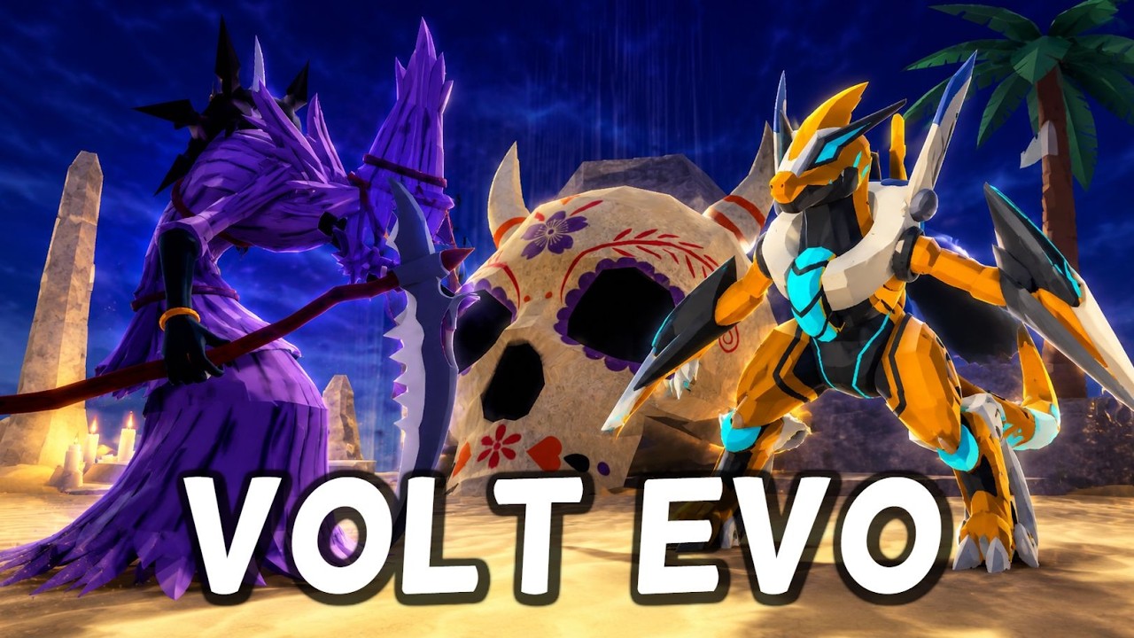 MECHAVOLT Evolution Event & MOTOVOK | Scareaper & Void Purple Egg Catch a Monster Roblox