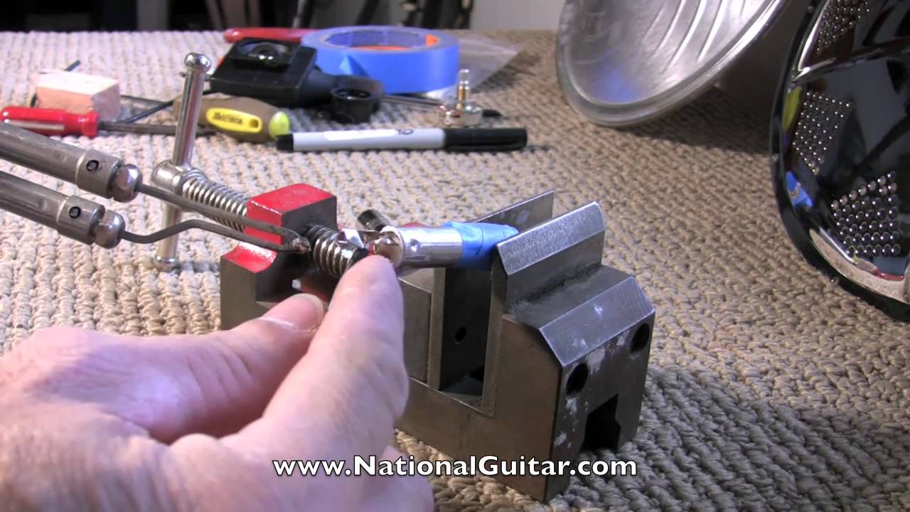 Bench Talk #9 Learn About How To Install Slimline Pickup on National Guitar style