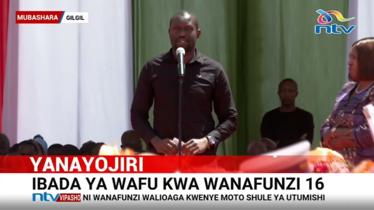 &ldquo;We failed you,&rdquo; Sifuna apologises to parents who lost 16 students in Utumishi fire tragedy