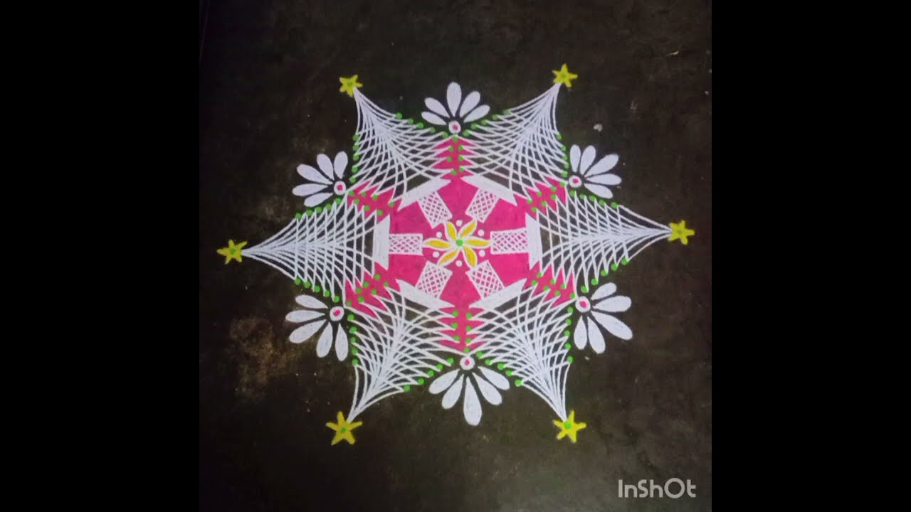 5*3 dots /மாசி மாத கோலம் /rangoli Kolam designs/ simple muggulu /beginners kolam 