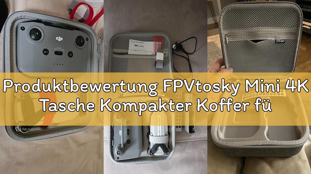 Produktbewertung FPVtosky Mini 4K Tasche Kompakter Koffer für DJI Mini 2 SE/4K Drohne Zubehör Traget
