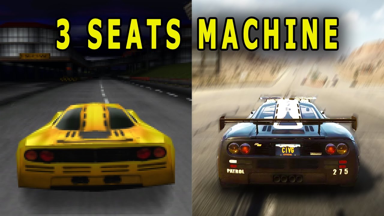 HISTORY of McLAREN F1 in NFS Games