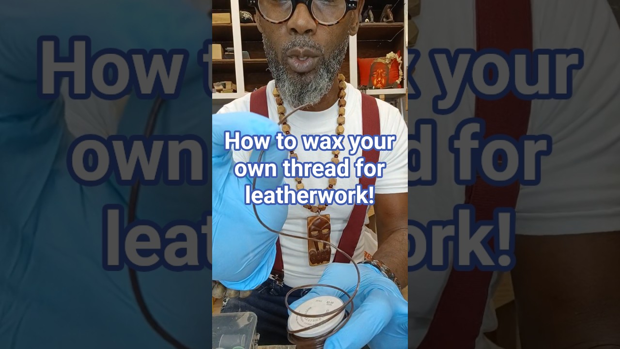 How to diy wax thread for leatherwork! 