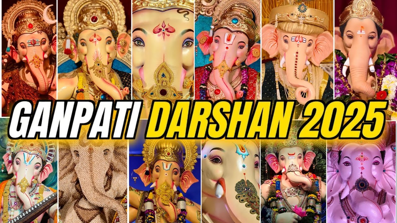 Borivali | Kandivali | Malad Biggest Ganpati Darshan 2025 😘 | Mumbai Ganpati Darshan 2025😘