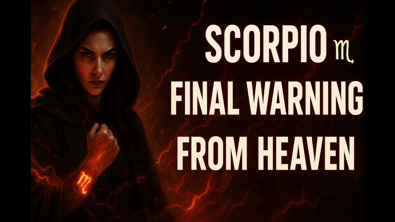 🔥 SCORPIO ♏ A POWERFUL WARNING FROM ABOVE &mdash; HEAVEN IS SENDING YOU A FINAL MESSAGE
